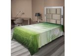 Abakuhaus Lenzuolo Da Calcio, Stadio Illuminato Di Notte, Immagine Di Attività Calcistica Su Campo In Erba, Lenzuolo Morbido E Confortevole Per Un Letto Decorativo, 1 Pezzo, 260 Cm X 168 Cm, Verde
