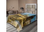 Abakuhaus Lenzuolo Con Paesaggio, Ponte Carlo Di Praga, Castello, Famoso Luogo Turistico, Simbolo Della Città, Lenzuolo Morbido E Confortevole Per Un Letto Decorativo, 1 Pezzo, 260 Cm X 168 Cm, Multicolore