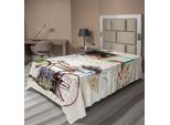 Abakuhaus Lenzuolo Con Bicicletta, Europa, Francia, Mediterraneo, Casa Rurale In Pietra, Paesaggio Con Biciclette, Foto Diurna, Morbido E Confortevole Lenzuolo Superiore Per Un Letto Decorativo, 1 Pezzo, 190 Cm X 100 Cm, Multicolore