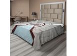 Abakuhaus Lenzuolo Futuristico, Corridoio Futuristico Con Semplice Romanzo Futuristico, Illustrazione Architettonica Stampata, Lenzuolo Superiore Morbido E Confortevole Per Un Letto Decorativo, 1 Pezzo, 266 Cm X 260 Cm, Grigio