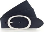 Vanzetti Pelle Cintura 35Mm Woman´S Belt W85 Navy Blu Scuro