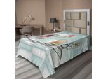 Abakuhaus Lenzuolo Magico, Specchio Colorato, Ramo, Nuvole, Spazio, Cielo, Surreale, Insolito, Lavoro Grafico, Lenzuolo Morbido E Confortevole Per Un Letto Decorativo, 1 Pezzo, 190 Cm X 100 Cm, Multicolore
