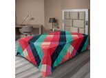 Abakuhaus Lenzuolo Celtico, Stampa Geometrica Etnica Celtica A Colori Vivaci, Lenzuolo Morbido E Confortevole Per Un Letto Decorativo 1 Pezzo 260 Cm X 168 Cm, Multicolore