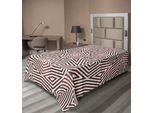 Abakuhaus Lenzuolo Celtico, Motivi Barocchi Celtici Radiosi, Forme Geometriche Diagonali E Triangolari, Lenzuolo Morbido E Confortevole Per Un Letto Decorativo, 1 Pezzo, 260 Cm X 168 Cm, Beige Marrone