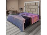 Abakuhaus Lenzuolo Paesaggio, Riflesso Sul Lago, Montagne Da Sogno, Nuvole, Alberi, Foto, Lenzuolo Morbido E Confortevole Per Un Letto Decorativo, 1 Pezzo, 244 Cm X 205 Cm, Multicolore