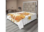 Abakuhaus Lenzuolo Unicorno, Fantastica Cameretta Per Bambini Con Fate E Unicorni, Cameretta Da Favola Per Bambine, Morbido E Confortevole Lenzuolo Superiore Per Un Letto Decorativo, 1 Pezzo, 275 Cm X 260 Cm, Multicolore