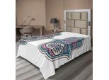 Abakuhaus Lenzuolo Hamsa, Motivo Asiatico Hamsa Hand Bohemian Female Lord Per Sfortuna Stampa Evil Eye E Lotus, Lenzuolo Superiore Morbido E Confortevole Per Un Letto Decorativo 1 Pezzo 260 Cm X 168 Cm, Rosa Blu
