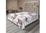 Abakuhaus Lenzuolo In Marmo, Motivo Roccia Dolomitica Con Vortici Caratteristici E Linee Spezzate Arte Astratta, Lenzuolo Superiore Morbido E Confortevole Per Un Letto Decorativo 1 Pezzo 275 Cm X 260 Cm, Beige Marrone