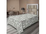 Abakuhaus Lenzuolo Africano, Antico Motivo Tribale Africano Con Immagine Tribale Sacra Di Danza Circolare Popolare, Lenzuolo Morbido E Confortevole Per Un Letto Decorativo 1 Pezzo 190 Cm X 100 Cm, Multicolore