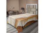 Abakuhaus Lenzuolo In Marmo, Strano Motivo Marmorizzato Ondulato Con Nuove Linee E Forme, Stampa Digitale Naturale Realizzata Al Computer, Lenzuolo Morbido E Confortevole Per Un Letto Decorativo, 1 Pezzo 260 Cm X 168 Cm, Color Crema