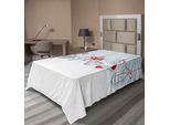 Abakuhaus Lenzuolo Natalizio, Calze Di Babbo Natale In Stile Retrò E Giocattoli Campanelle Di Zucchero Fiocco Di Neve, Morbido E Confortevole Lenzuolo Superiore Per Un Letto Decorativo 1 Pezzo 260 Cm X 168 Cm, Bianco Arancione E Blu