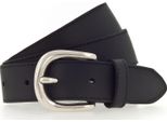 Vanzetti Pelle Cintura 30Mm Leather Belt W110 Black Nero