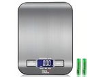 Bilancia Da Cucina Da 5 Kg In Acciaio Inox Con Display Lcd, Bilancia Digitale Ad Alta Precisione Fino A 1 G Con Funzione Tara - Kitchenscale