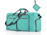 Borsa Da Viaggio Pieghevole A Mano, Borsa Sportiva Unisex, Borsa Da Viaggio Per Il Fitness, Borse Da Viaggio Di Grande Capacità 85L, Colore: Verde Menta