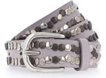 Vanzetti Pelle Cintura 30Mm Leather Belt W75 Light Grey Grigio