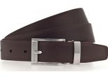 Vanzetti Pelle Cintura 30Mm Men´S Belt W115 Dark Brown Marrone Scuro