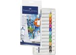 Faber-Castell 379212 Vernice Acrilica FABER-CASTELL In Tubetto, Confezione Da 12 Pezzi