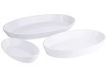 Teglia In Porcellana Bianca: 48 Cm Di Lunghezza Variante: 48 Cm Di Lunghezza