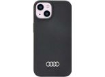 Audi Custodia In Silicone Iphone 14 / 15 / 13 6.1 Nero/Nero Custodia Rigida Au-Lsrip14-Q3/D1-Bk