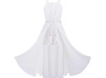 Ragazze Abito Da Sera Taglia 152 Cm Dolce Principessa Abiti Da Bambina In Fiore Per Festa Matrimonio Damigelle D'onore Bambini Festosi Jumpsuit