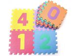 Tappeto Gioco Per Bambini Con Numeri Sedco 30X30X1,0 Cm - 10 Pz