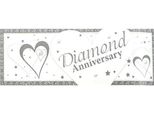 Creative Party - Bandiera "Discon"", Diamond Jubilee SG26080 (Taglia Unica) (Bianco/Grigio)"