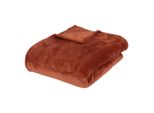 Plaid "Ollis"" Terracotta-Rosa - 180X230 Cm - Atmosphera CréAteur D'intéRieur"