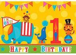 Fisher Price - Circo - Tovaglia Per Festa "Sono Uno"", Plastica SG25120 (Taglia Unica) (Colorato)"