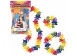 Unique Party - Fiori - Accessori Per Costumi, Confezione Da 4 Pezzi Per Feste In Spiaggia - Plastica SG24456 (Taglia Unica) (Colorato)
