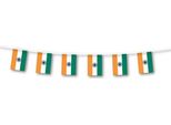 Amscan - Bandiera Indiana - Bandiere "Pride Passion"" - Plastica SG24195 (Taglia Unica) (Zafferano/Bianco/Verde)"