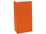 Amscan - Mini Sacchetto Di Carta Per Dolcetti Confezione Da 12 SG24507 (Taglia Unica) (Arancione)