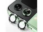 Per Samsung Galaxy Z Flip5 5G Vetro Protettivo Fotocamera Lente Vetro Duro H9 Verde