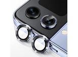 Per Samsung Galaxy Z Flip5 5G Vetro Protettivo Fotocamera Lente Vetro Duro H9 Blu
