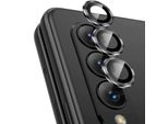 Per Samsung Galaxy Z Fold5 5G Vetro Protettivo Fotocamera Lente Vetro Duro H9 Nero