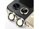 Per Samsung Galaxy Z Flip5 5G Protettivo Vetro Fotocamera Lente Vetro Duro H9 Oro