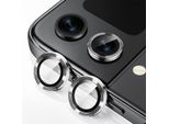 Per Samsung Galaxy Z Flip5 5G Vetro Protettivo Fotocamera Lente Vetro Duro H9 Argento