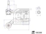 Febi Bilstein Tirante Anteriore Sinistro 180388