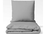 EtÉRea Biancheria Da Letto In Microfibra 135X200Cm + 80X80Cm - Biancheria Da Letto Per Tutte Le Stagioni Copripiumino Tinta Unita - Set Di Biancheria Da Letto Con Cuscino 135X200Cm Copripiumino + 80X80Cm Federa In Microfibra Green - Grigio