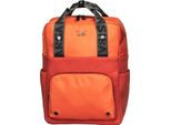 Sansibar Zaino Per Il Tempo Libero Zaino Con Scomparto Per Laptop Backpack Orange Arancione