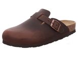 Rohde Donna Mulo Zoccolo In Pelle Fibbia Robusto Combi-Friendly Alba 6073, Dimensioni:41 Eu, Colore:Brown
