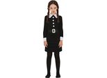 Halloween Mistico Apparizione Oscura Costume Gotico Incantevole Bambini, Taglia: 128/134 Colore: Nero
