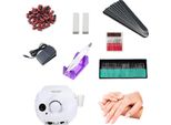 Yakimz Fresa Per Unghie Set Smerigliatrice Per Unghie Manicure E Pedicure Set Fresa Per Unghie Bianco-B