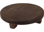 Supporto Per Piante In Legno Marrone - Ø 32 Cm - Sgabello Per Fiori (Grande)
