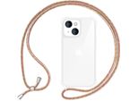 Custodia Con Cinturino Per Iphone 15 Plus Custodia Per Telefono Cellulare Appendere Intorno Al Telefono Cellulare Catena Cavo Custodia Arcobaleno