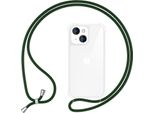Custodia Con Cinturino Per Iphone 15 Custodia Per Telefono Cellulare Appesa Custodia Di Protezione Telefono Cellulare Cavo A Catena Verde Scuro