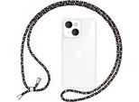 Custodia Con Cinturino Per Iphone 15 Plus Custodia Per Telefono Cellulare Da Appendere Alla Catena Del Telefono Cellulare Custodia Nera Colorata