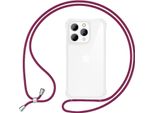 Custodia Con Cinturino Per Iphone 15 Pro Custodia Per Telefono Cellulare Custodia A Spalla Telefono Cellulare Catena Corda Rosso