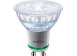 Lampadina Alogena Led GU10 PAR16 2,1W = 50W 400Lm 4000K Neutro 36° Philips Ultra Efficiente