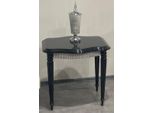 Casa Padrino Tavolino Barocco Nero/Grigio - Tavolino In Legno Massiccio Fatto A Mano In Stile Barocco - Mobili Da Salotto In Stile Barocco - Mobili Barocchi - Nobile E Magnifico