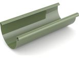 Bryza Gutter, Grondaia In Plastica Ø 125 Mm, Lunghezza 3M, Verde Ral 6020